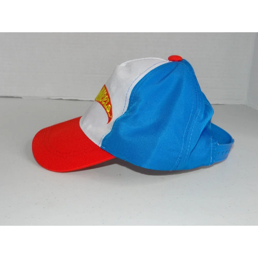Hot Wheels Monster Trucks Snapback Hat Blue White Red Racing Cap 2024 Mattel